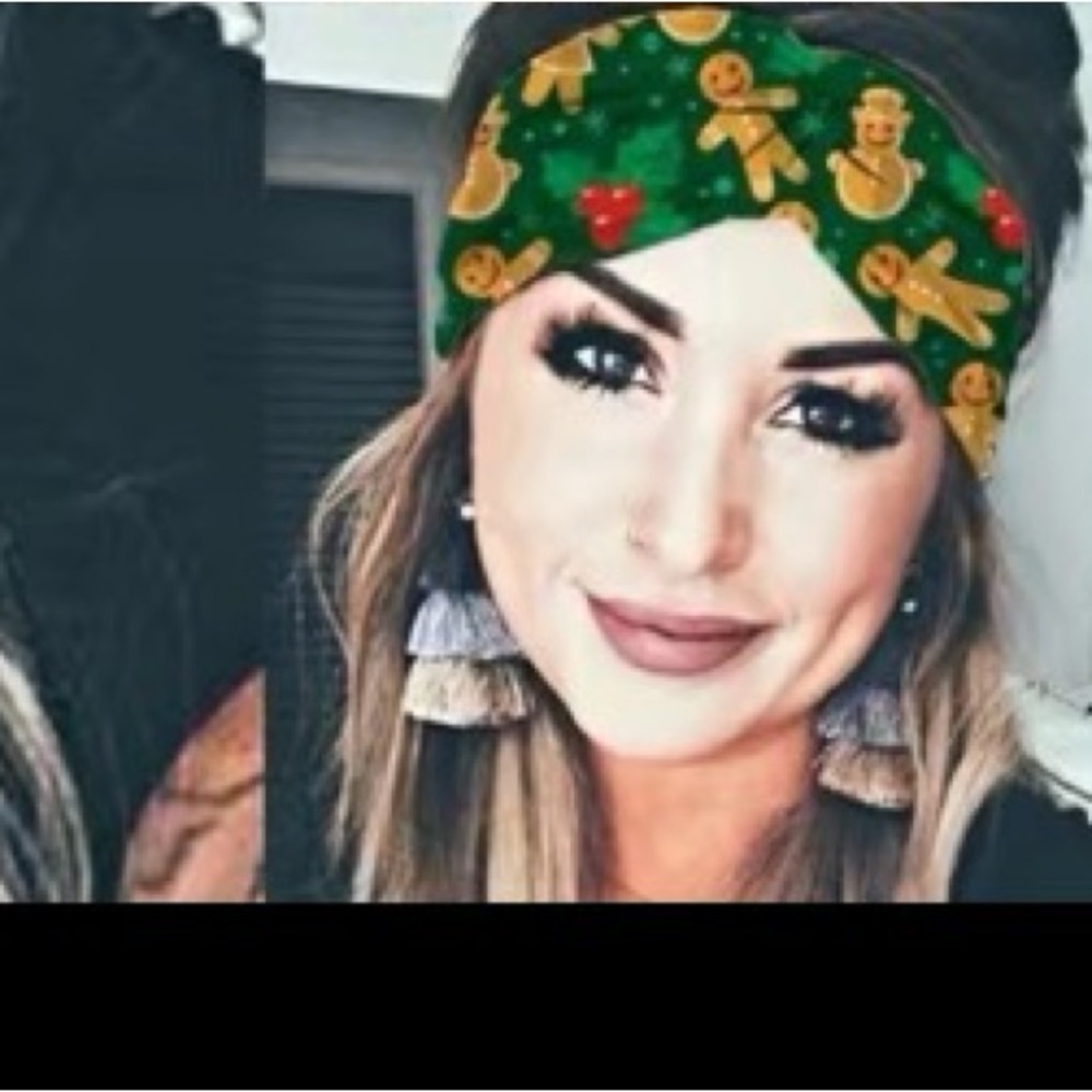 Gingerbread Man Holiday Headband- NEW